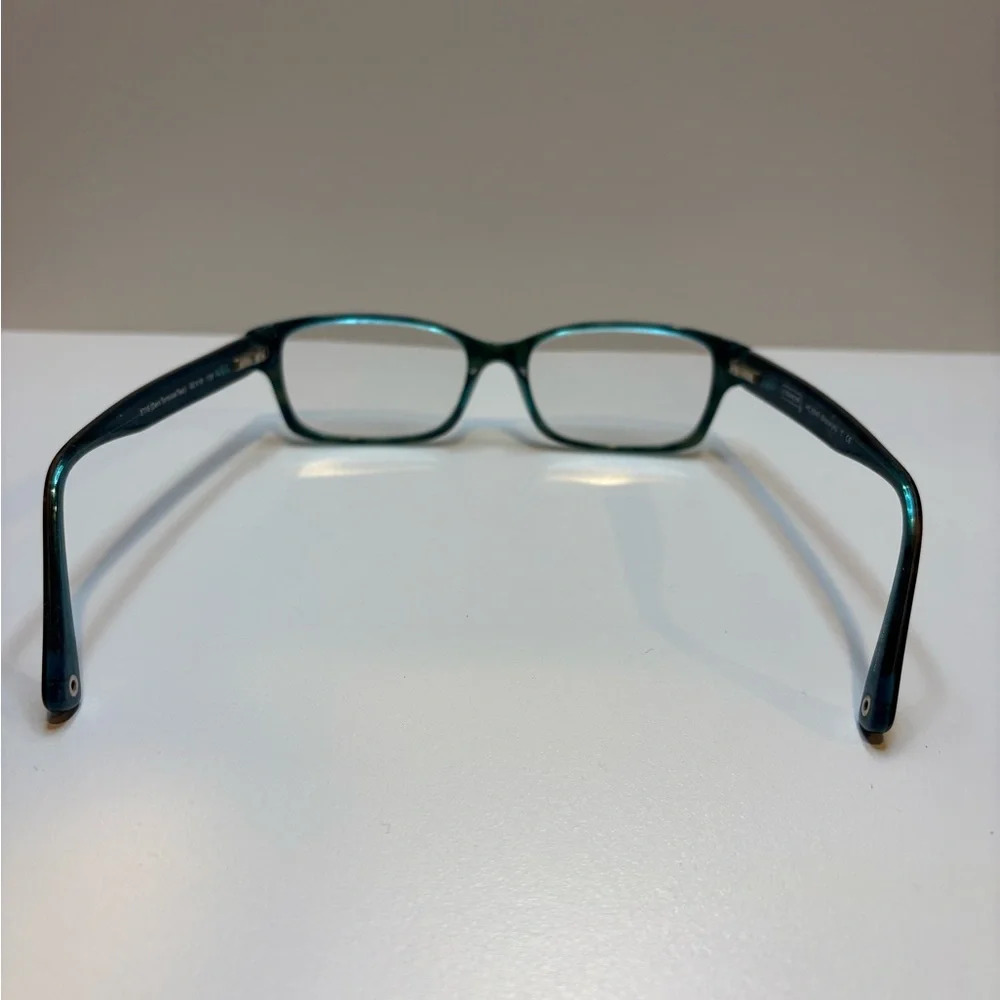 COACH EYEGLASSES HC6040(Brooklyn)5116(Dark Tortoise/Teal)52•16•135 COACH GLASSES